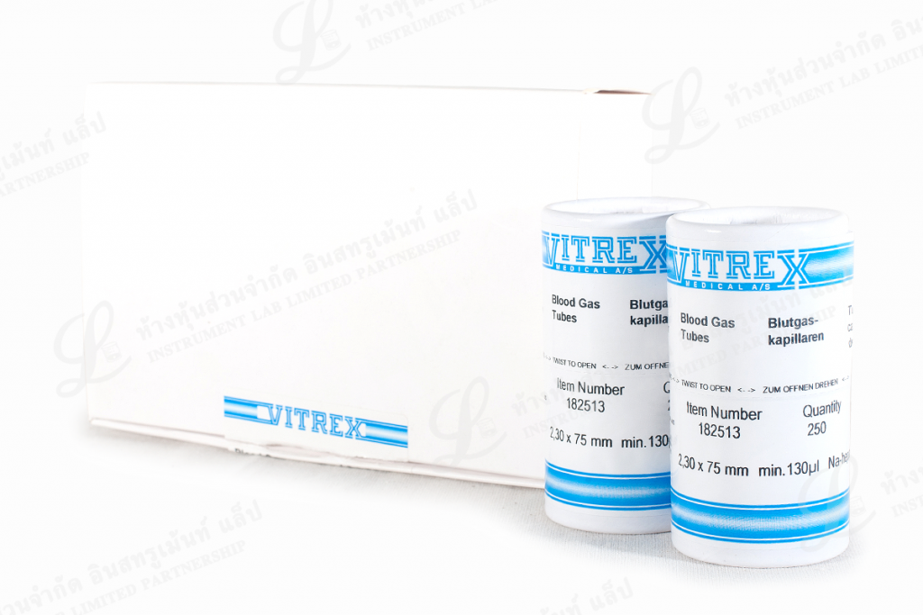 บลัดแก็สแคปปิลลารี่ทิ้วป์ Blood Gas Tube VITREX