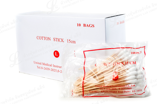 ไม้พันสำลี Cotton Stick L SERVA