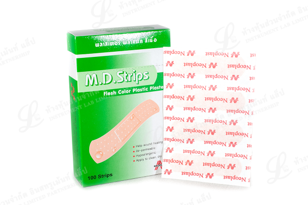 พลาสเตอร์ พลาสติก สีเนื้อ MDStrips Flesh Color Plastic Plaster NEOPLAST