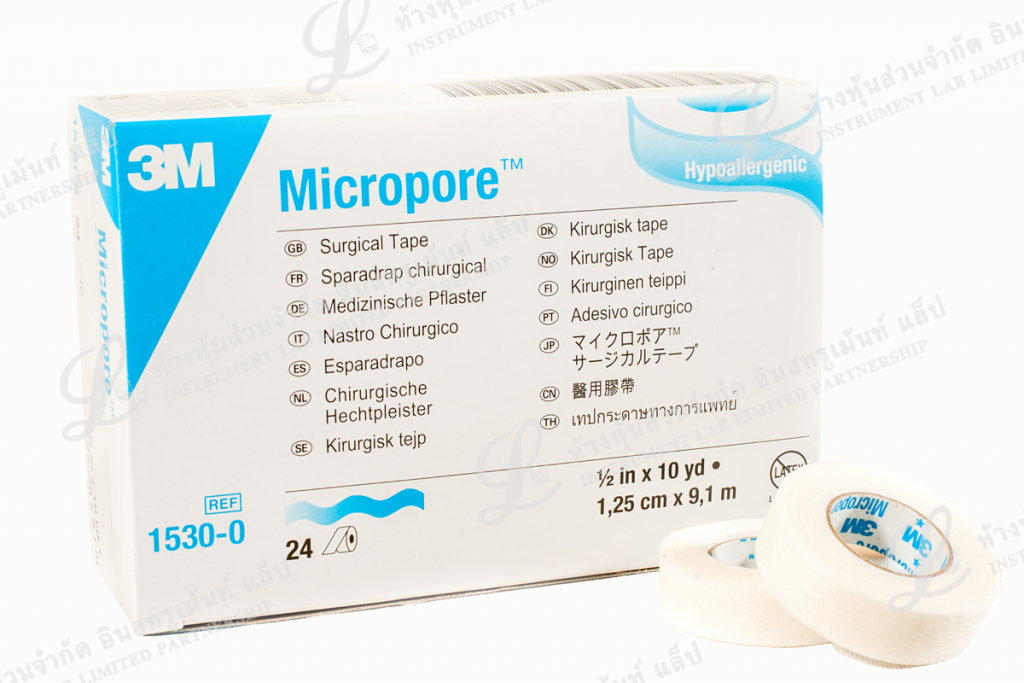 เทปแต่งแผล ชนิดเยื่อกระดาษ Micropore 0.5in 3M